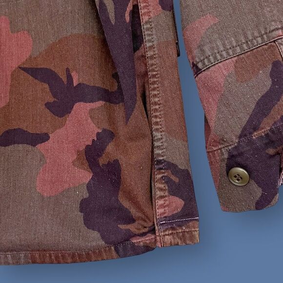 VINTAGE renewal woodland camouflage coat size M (long) - Picture 7 of 8